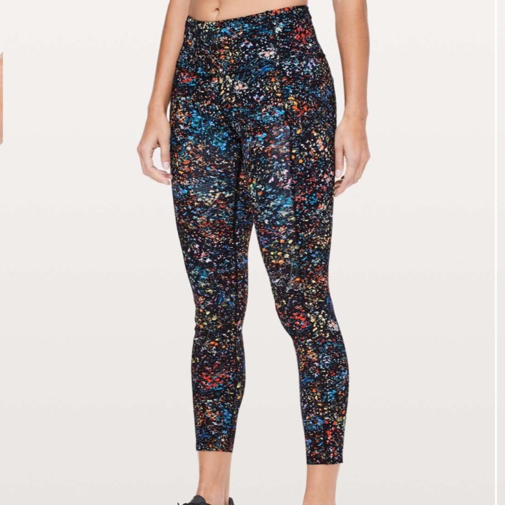 lululemon athletica Multicolor Patterned Leggings
